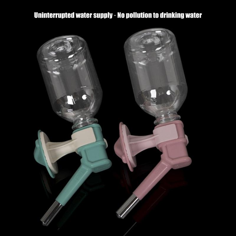 Automatic Flows Control Pet Drinking Fountain with Leakproof Spout Hanging Cage Water Feeder for Small Dog Cats Watering