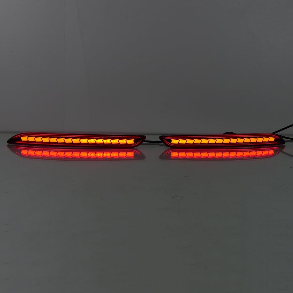 LED Rear Bumper Reflector Light Fit For 2023 2024 Honda Accord LED Brake/Tail/Driving Light With Sequential Turn Signal Light Fog Lamp