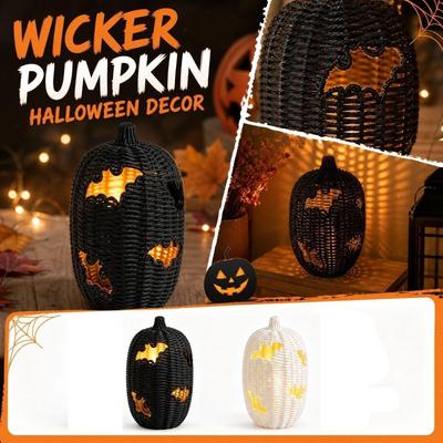 Gewebte Kürbisdekoration für Halloween Heim Herbstdekoration