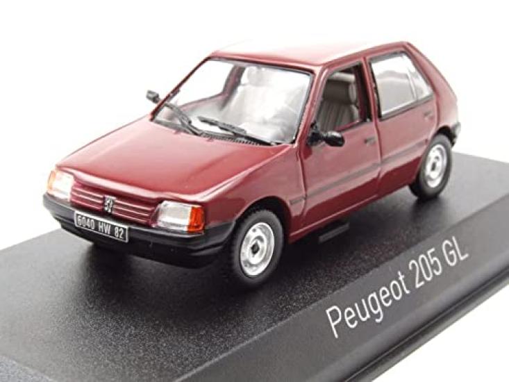 

Norev Peugeot 205 GL 1988 темно-червоний 1/43