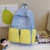 Schoolbag summer new schoolbag female Japanese ins small fresh cute girl heart bow college wind travel backpack