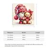 5D Diamond Painting Kits Gnome Holding Teddy Bear Diamond Art DIY Craft Home Wall Decor Valentine Gift Embroidery Full Drill Arts