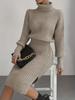 2024 Autumn/Winter Slim Fit Knitted Pullover Dress
