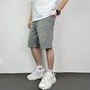 Men's Elastic Waist Denim Overalls: Loose-Fit Straight Summer Shorts