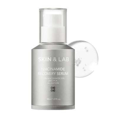 LAB SKIN SCIENCE Skin Lab Veganské Niacinamidové Regenerační Sérum 30ml Veganský Niacinamid Rozjasňující Zklidňující [PLEŤ & ŘEŠENÍ] & 20%