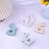85AD Easter Dessert Molds Easy To Use Silicone Cake Mold Rabbit Baking Utensil Perfect Gift for Pastry Enthusiasts