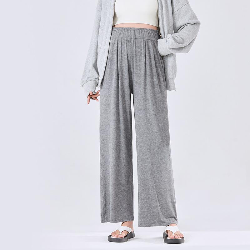 Maternity Pants Spring and Summer Outer Wear New Wide-leg Pants Small Belly Support Pants Straight Pants Long Pants Spring and Summer Wear