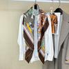 Temperament Desert Oasis Silk Scarf 100 Mulberry Silk Square Scarf Spring And Autumn Silk Scarf, Sunscreen Women'S Shawl