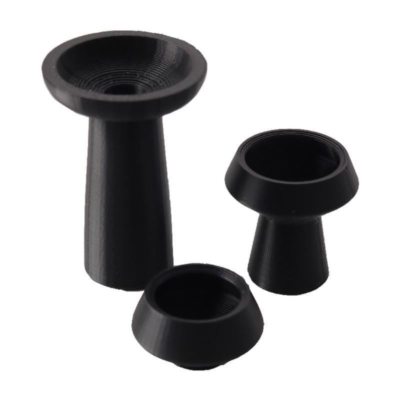 

3PCS Miniature Flower Pot for 1/12 Doll House Accessories Flower Arrangement Flowerpot for Creative Activity Essential чорний
