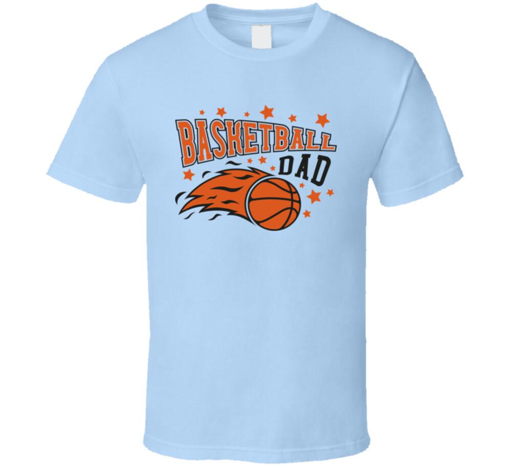 Basketball Dad Tshirt Cool Sports Tee Gift For Father Hoops Unisex T Shirt XL