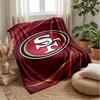 San Francisco 49ers Flanell Fleece Decke Gemütliche Warme Überwurfdecke für Sofa Bett Reisen Ganzjahresgebrauch