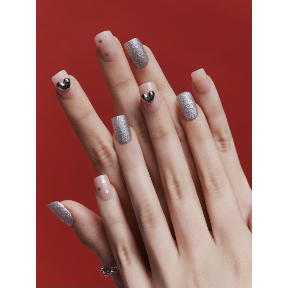 Muzmak Reusable Nail Tips Pebble  Regular Square NONE