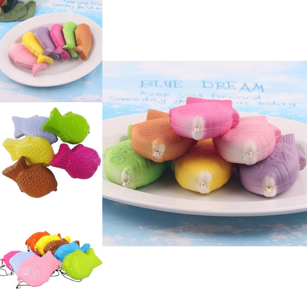 Colorful Fish Mobile Phone Charm With Cute Cartoon Girls Backpack Accessory Keychain For Kids And Teens