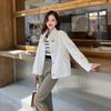 Winter imitation mink fur jacket new short stand-up collar fur fashion large size cotton coat short padded women