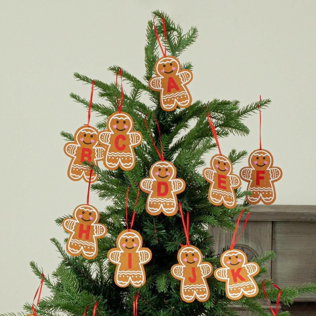 Christmas Letter Pendant, Gingerbread Figurines, Christmas Ornaments,Christmas Tree Decoration Pendant,Christmas For Children