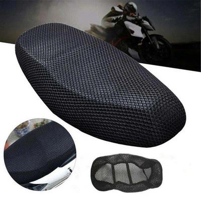 Funda de Asiento de Malla Almohadilla de Motocicleta Resistente a la Humedad Red 1 pieza