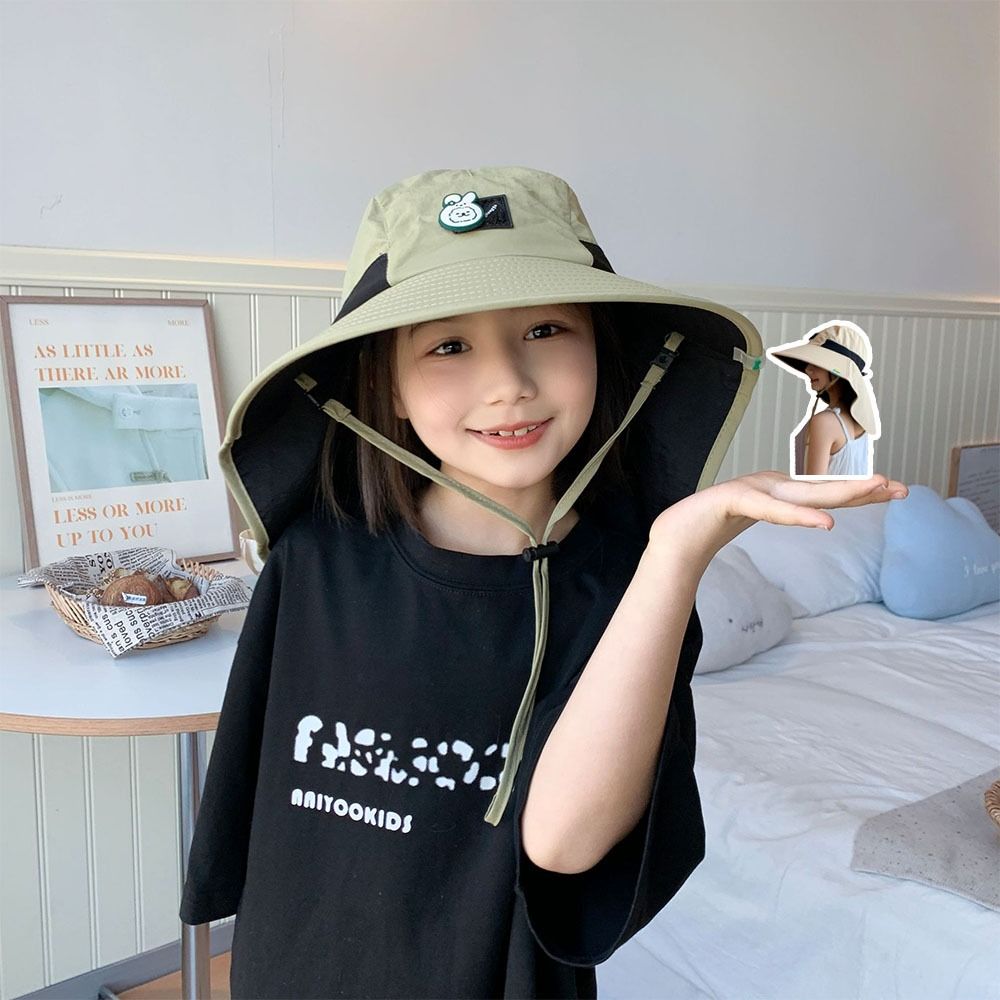 Breathable Children's Sun Hat Sun-Shade Fisherman Hats Camping Mountain Cap  Spring and Summer