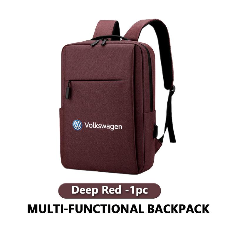 For Volkswagen VW Travel Business Laptop Shoulder Bag School Student Backpack Passat Golf 4 5 6 Tiguan Polo Scirocco Jetta CCFX3