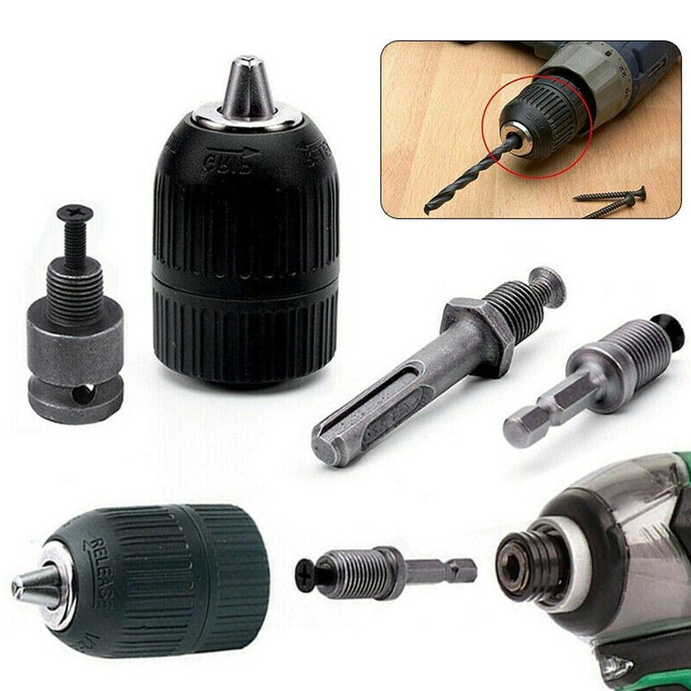 Keyless Chuck Drill Chuck 5 In 1 For 2--13mm Shank Drills Keyless Chuck