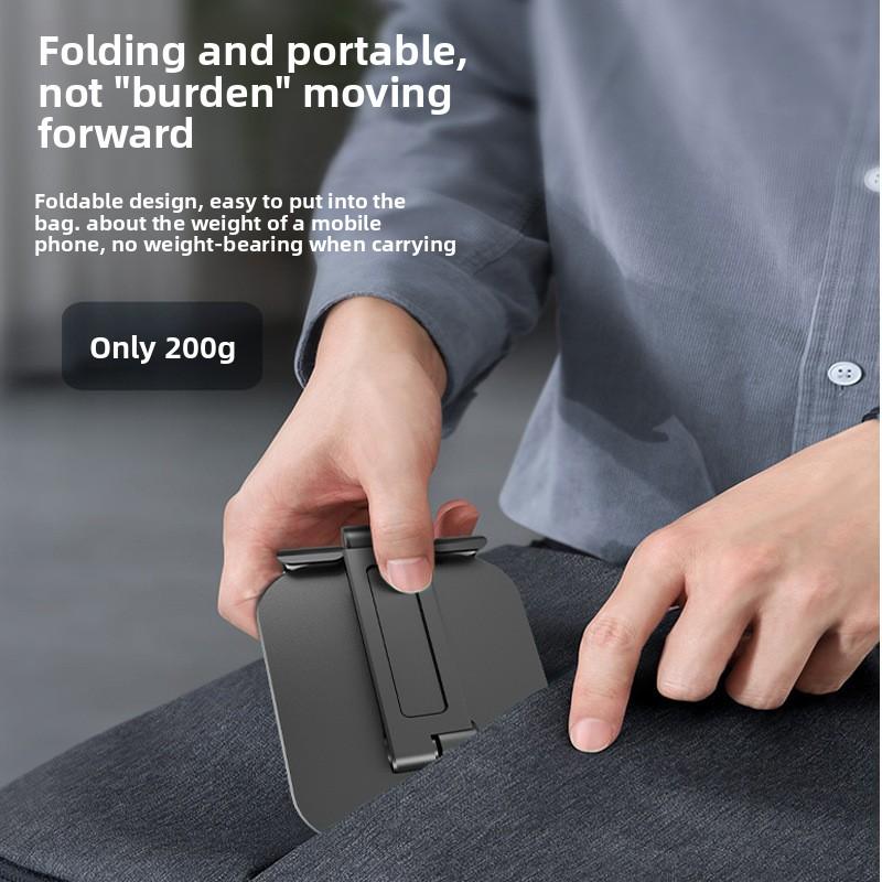 Foldable Phone Stand Desktop Tablet Holder Adjustable Live Stream Bracket Multi Angle Anti Slip Portable for iPhone iPad Samsung