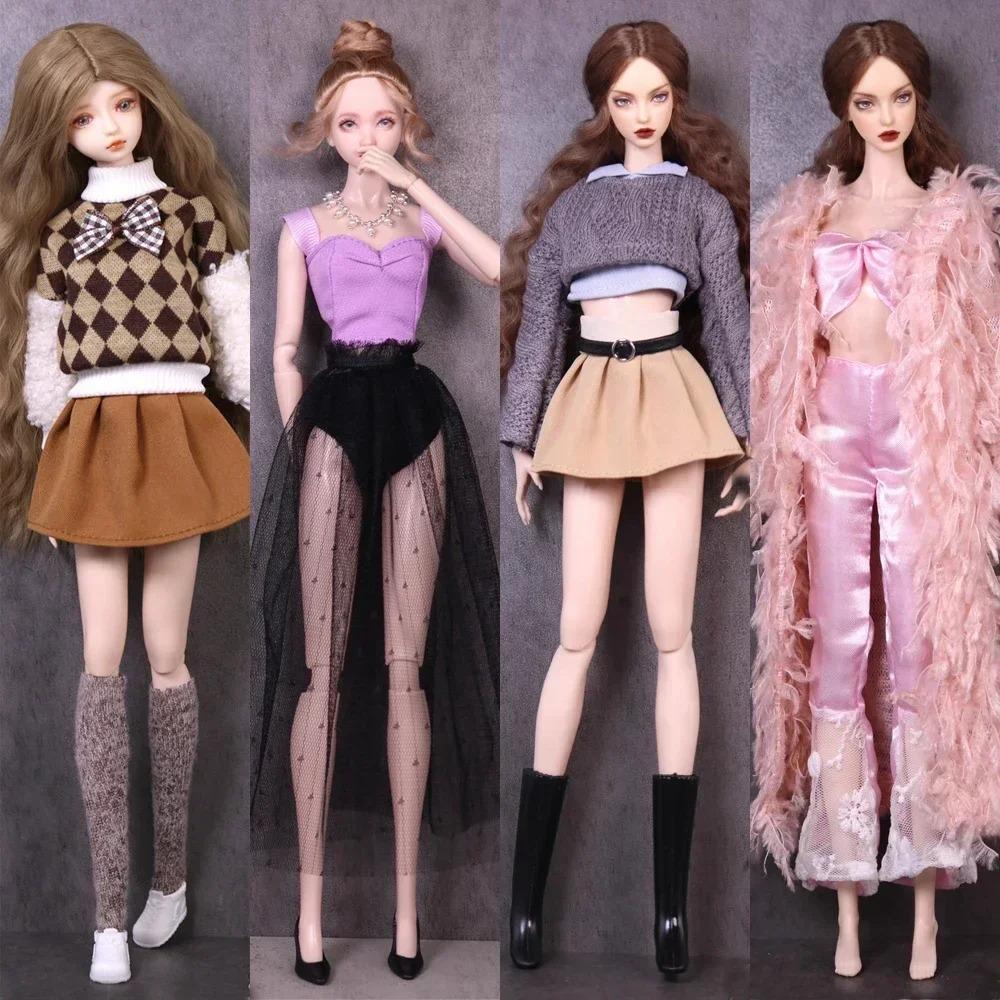 Set di abbigliamento per bambola 1/6 / Nuovo cappotto maglione a maniche lunghe calzini scarpe / accessori per bambola per bambola 30cm xinyi Fr ST blythe BB doll