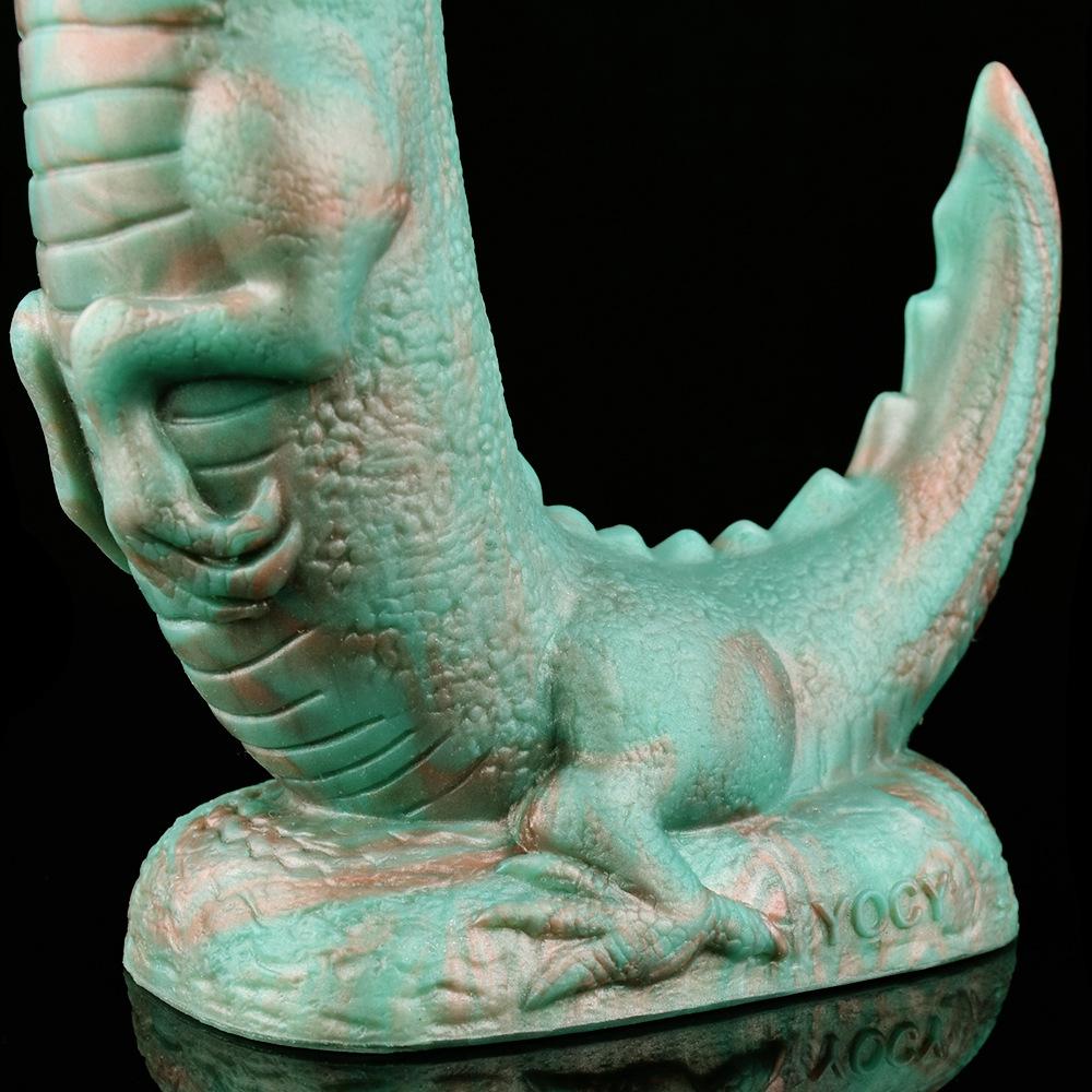 Liquid Silicone Dragon Shape Dildo Anal Plug Adult Anal Sex Toys with Suction Cup Realistic Penis Fisting Slave BDSM