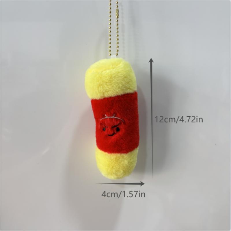 1/2Pcs Cute Funny Wukong Golden Hoop Plush Toy Stuffed Doll Keychain Pendant Backpack Decoration Bag Hang Ornaments Gift Ragdoll