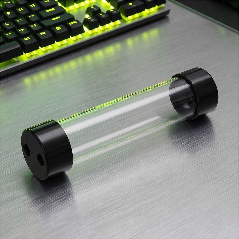 G1/4 Thread Liquid Cooling Tank 240mm Length Water Cooling Reservoir PC Water Cooling