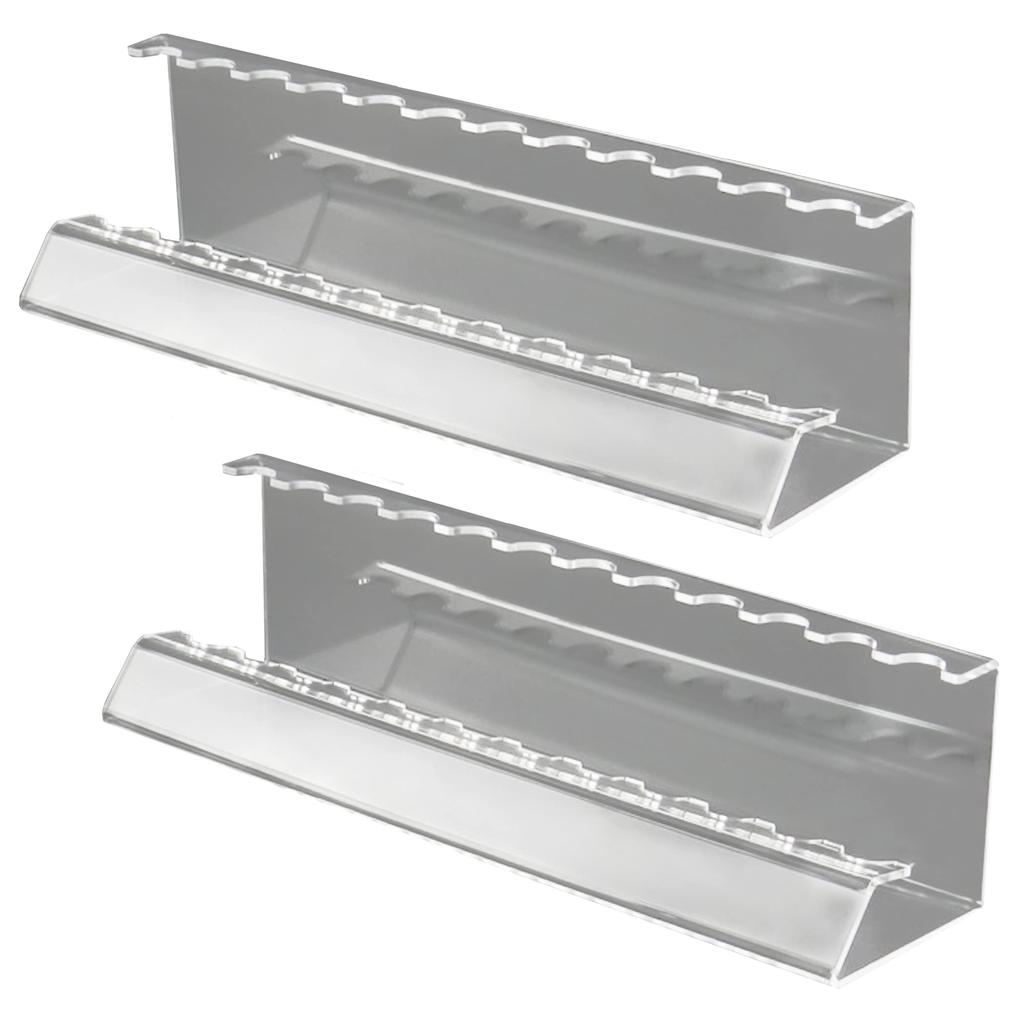 HAMILO Pen Desktop Set of 2 Stand, Acrylic, Display, Stationery,
