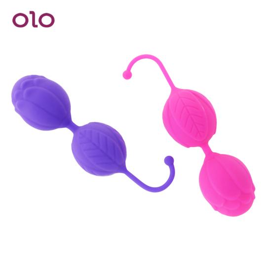 Vagina Ball Adult Toy Safe Vibrator Silicone Rose Shrinking Egg Daily Activities
