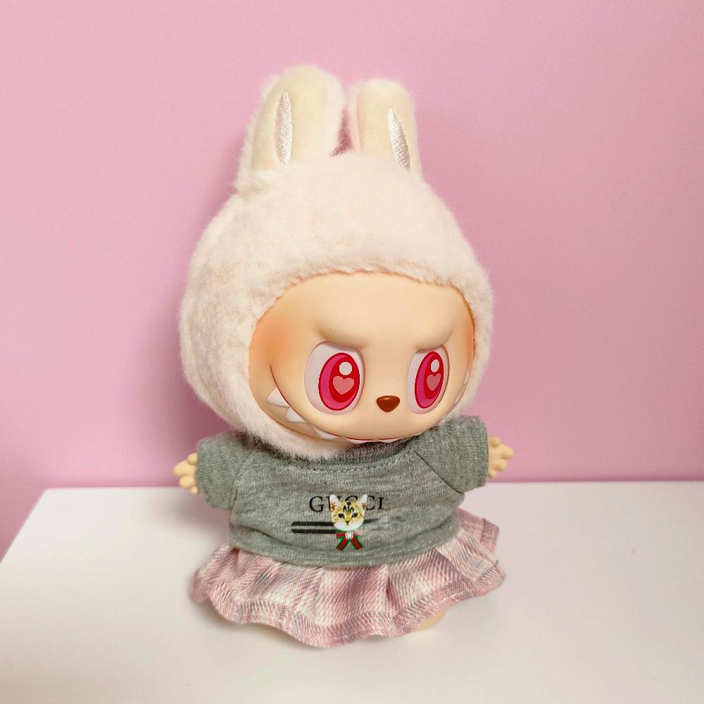 Doll Clothes for 15cm 17cm Labubu V1 V2 V3 Shirt Skirt  Set Doll Clothing Accessories