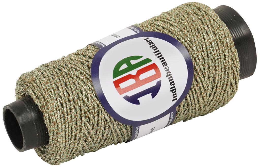 IBA Indianbeautifulart Glitter Cotton Cord 1mm Crafts Thread DIY Beading Crafts Thread String For Bracelet Necklace Jewelry Making