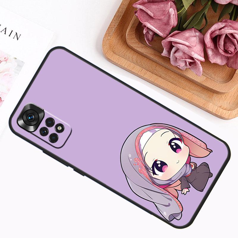 Muslim Arabic Hijab Girl Case For Xiaomi Redmi Note 14 13 12 11 9 10 Pro 9S 10S 11S 12S Redmi 14C 13C 12C 10C Cover