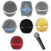 1pc Microphone Replacement Head Steel Mic Grille Cover Head For 58 Microph For Shure Beta Microphone Replacement Accessories