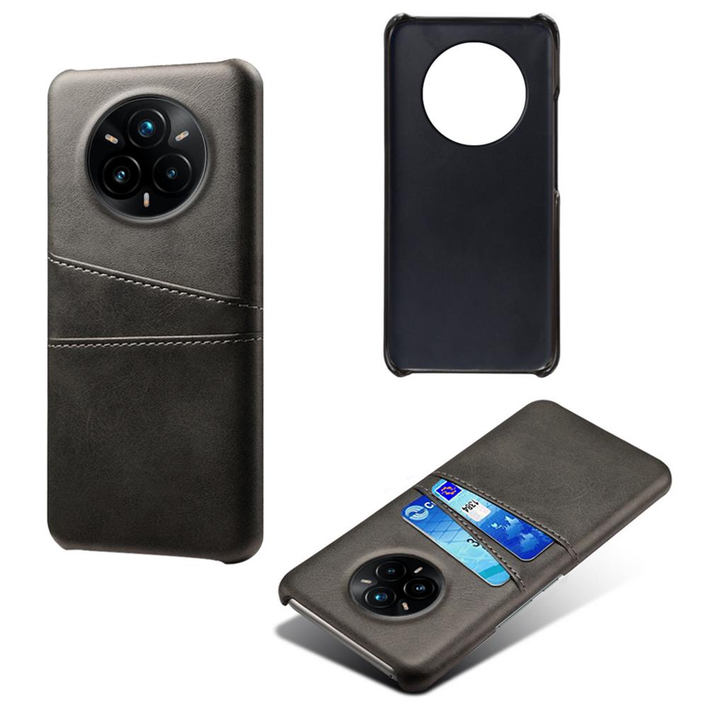 For Realme 14 Pro+ 5G Case Dual Card Slots PU Leather + Hard PC Phone Cover