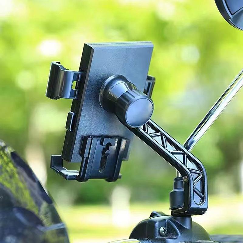1 Set Mobile Phone Navigation Bracket Universal Motorcycle Bicycle Phone Holder For Riding Shockproof Phone Holder