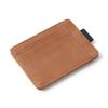 Basic Faux Leather Card Wallet (Brown) Transportation Card Wallet