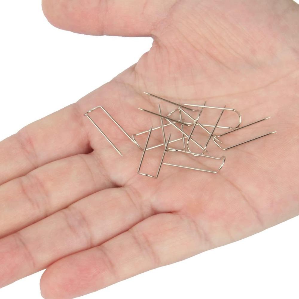 100Pcs Silver Floral Pins Stainless Steel Upholstery Pins Boxes of Pins Craft Pins  For Women