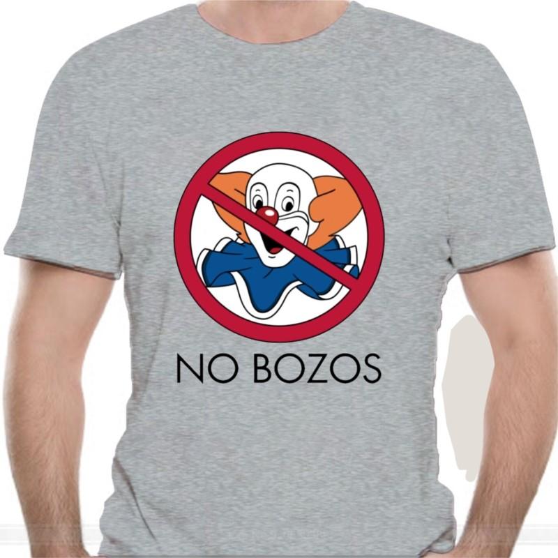 NO BOZOS T shirt no bozos no clowns no nonsense clown evh t shirt no bozos sign clown sticker p