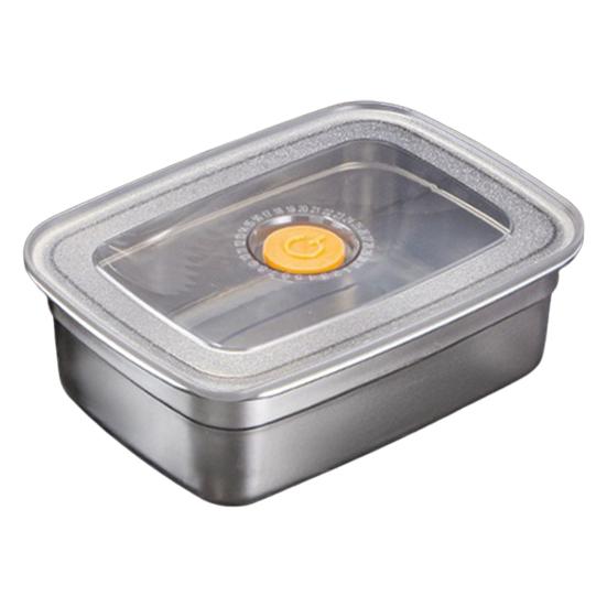 Stainless Steel Food Box with Leak-Proof Lids Stackable Metal Snack Box Refrigerator Dishwasher Safe Bento Box