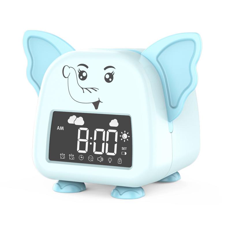 

Creative Cartoon Icon Alarm Clock Number Wake Up Watch Ornament Student Bedside Table Ornament Alarm Clock