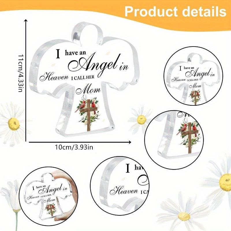 Angel Cardinal Memorial - Sympathy Centerpiece Gift for Loss of Loved Ones