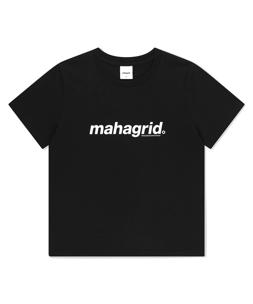 MAHAGRID W Basic Logo Tee Black(Mg2Gsft545A)