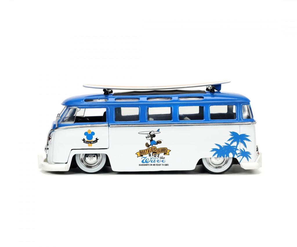 JADA TOYS JADA TOYS Volkswagen Bus 1962 Mickey Mouse Figure Surfing 33179 1/24 [Item]