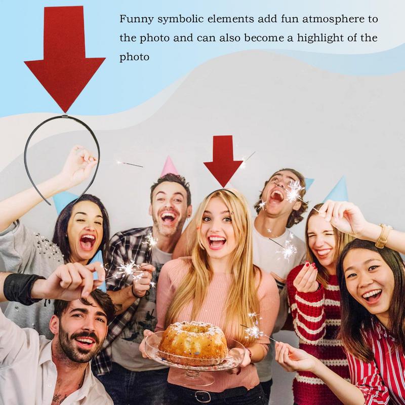 Čelenka s hrotem šípu Vtipná čelenka do vlasů s hrotem šípu Elastické Novinka Vlasové doplňky Herní pokrývka hlavy pro rekvizity do fotobudky Party potřeby