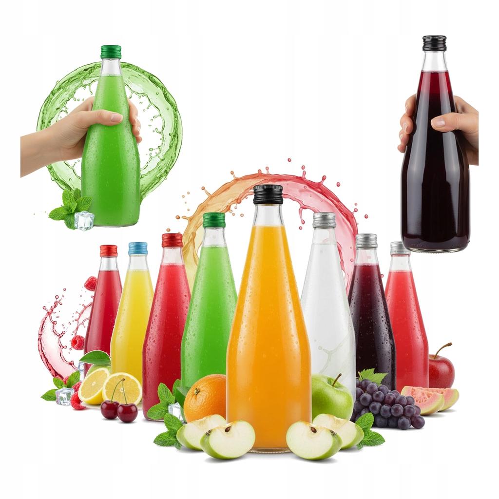 30x Bottle KROPLA 700ML for JUICE, JUICES, LIQUEUR, VODKA, MOONSHINE, ALCOHOL, WINE