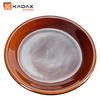 KADAX Shallow Dinner Plate 24 Cm Stoneware Brown