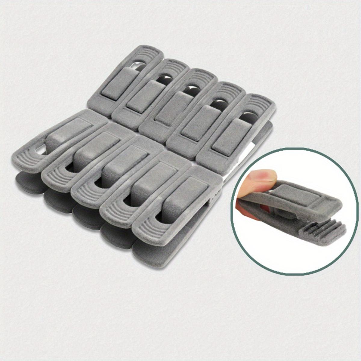 5 шт бархатных зажимов для вешалок прищепки для вешалок для брюк вешалок для юбок прочные зажимы товары для балкона аксессуары для спальни органайзер для гардероба чёрный 619₽