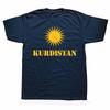 Retro Kurdistan Kurdish Kurdish Flag Graphic T Shirts Men Cotton Humor Streetwear Tee Shirt Short Sleeve Unisex Loose Clothing