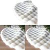 Christmas Tree Skirt Plush Bubble Fabric With White Color For Holiday Decor